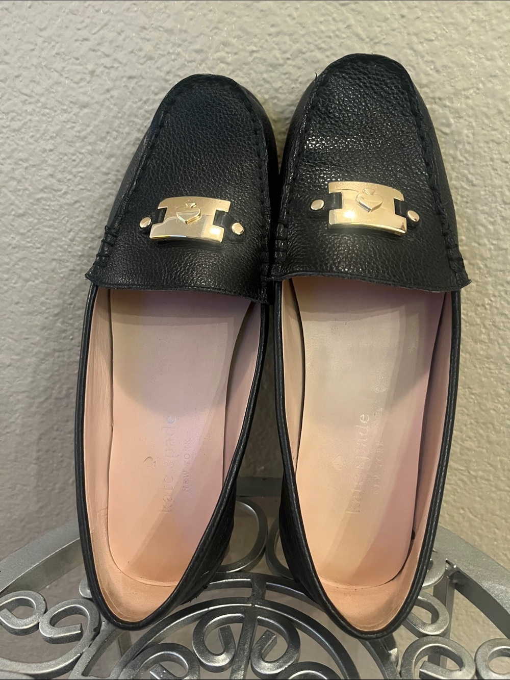 Kate Spade Black Loafers